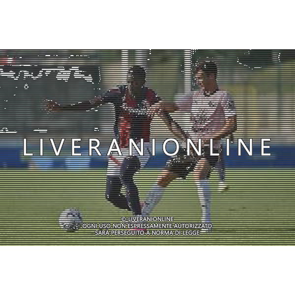Musa Barrow (Bologna) e Samuele Damiani (Palermo) Bologna vs Palermo gara amichevole Rovereto (TN) 22-07-2023 Stadio Quercia foto Roberto Garavaglia/ag. Aldo Liverani sas /AGENZIA ALDO LIVERANI SAS