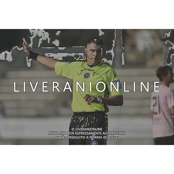 l\'arbitro Simone Sozza di Seregno (MB) Bologna vs Palermo gara amichevole Rovereto (TN) 22-07-2023 Stadio Quercia foto Roberto Garavaglia/ag. Aldo Liverani sas /AGENZIA ALDO LIVERANI SAS