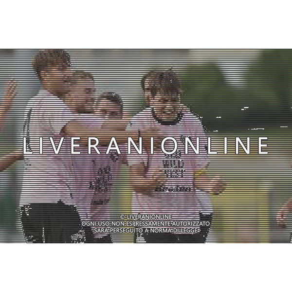 Edoardo Soleri (Palermo) esulta dopo il gol del 2 a 2 Bologna vs Palermo gara amichevole Rovereto (TN) 22-07-2023 Stadio Quercia foto Roberto Garavaglia/ag. Aldo Liverani sas/AGENZIA ALDO LIVERANI SAS