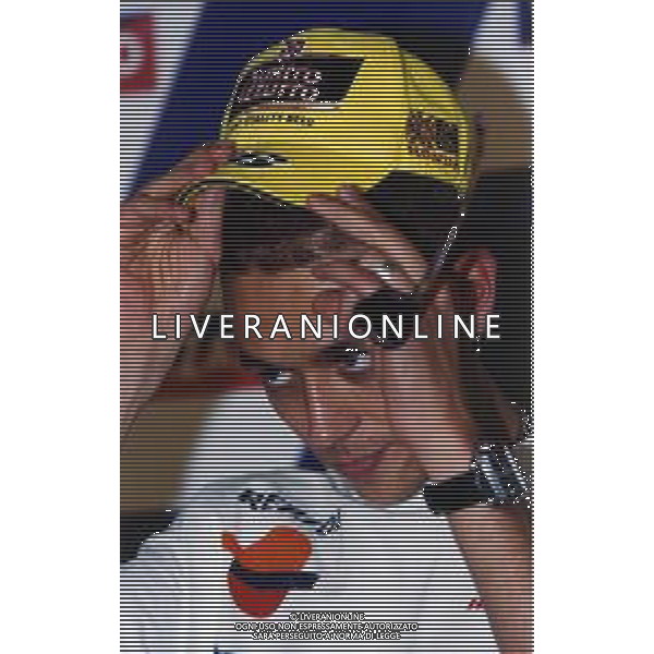 ST-RETROSPETTIVA VALENTINO ROSSI MOTOCICLISMO NELLA FOTO VALENTINO ROSSI AL MUGELLO NELL\'ANNO 2003 FOTO CONTROLUCE-AG ALDO LIVERANI SAS