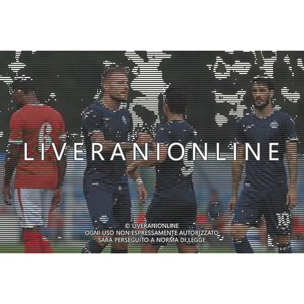 Lazio vs Triestina Amichevole precampionato - Stadio Zandegiacomo - Auronzo di Cadore 23-07-2023 nella foto Esultanza Lazio gol Immobile FOTO FEDERICO GAETANO-AG ALDO LIVERANI SAS