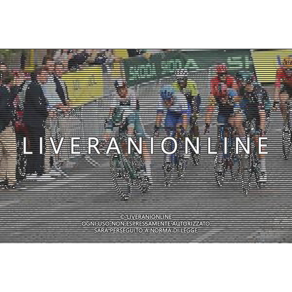 23-07-2023 Tour De France; Tappa 21 Saint Quentin En Yvelines - Paris; 2023, Bora - Hansgrohe; 2023, Alpecin - Deceuninck; 2023, Lidl - Trek; 2023, Jayco - Alula; Meeus, Jordi; Philipsen, Jasper; Pedersen, Mads; Groenewegen, Dylan; Paris; ©SIROTTI/AGENZIA ALDO LIVERANI SAS