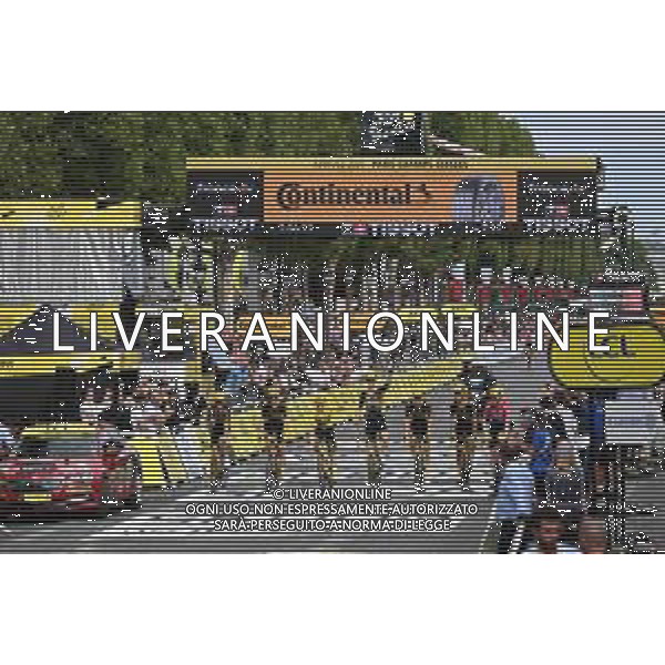 23-07-2023 Tour De France; Tappa 21 Saint Quentin En Yvelines - Paris; 2023, Jumbo - Visma; Vingegaard, Jonas; Van Baarle, Dylan; Paris; ©SIROTTI/AGENZIA ALDO LIVERANI SAS