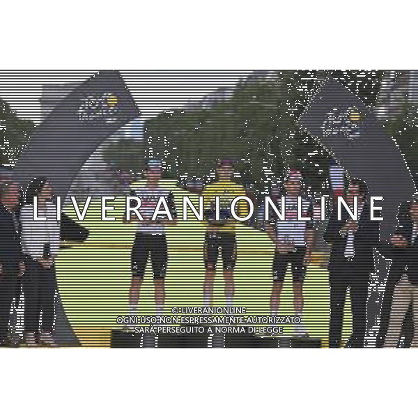 23-07-2023 Tour De France; Tappa 21 Saint Quentin En Yvelines - Paris; 2023, Jumbo - Visma; 2023, Uae Emirates; Vingegaard, Jonas; Pogacar, Tadej; Yates, Adam; Paris; ©SIROTTI/AGENZIA ALDO LIVERANI SAS