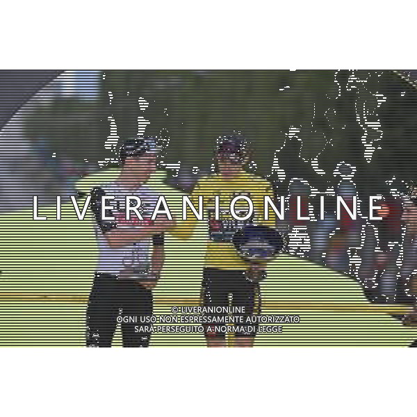 23-07-2023 Tour De France; Tappa 21 Saint Quentin En Yvelines - Paris; 2023, Jumbo - Visma; 2023, Uae Emirates; Vingegaard, Jonas; Pogacar, Tadej; Paris; ©SIROTTI/AGENZIA ALDO LIVERANI SAS