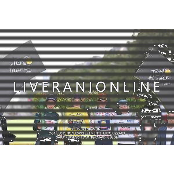 23-07-2023 Tour De France; Tappa 21 Saint Quentin En Yvelines - Paris; 2023, Jumbo - Visma; 2023, Alpecin - Deceuninck; 2023, Lidl - Trek; 2023, Uae Emirates; Vingegaard, Jonas; Philipsen, Jasper; Ciccone, Giulio; Pogacar, Tadej; Paris; ©SIROTTI/AGENZIA ALDO LIVERANI SAS