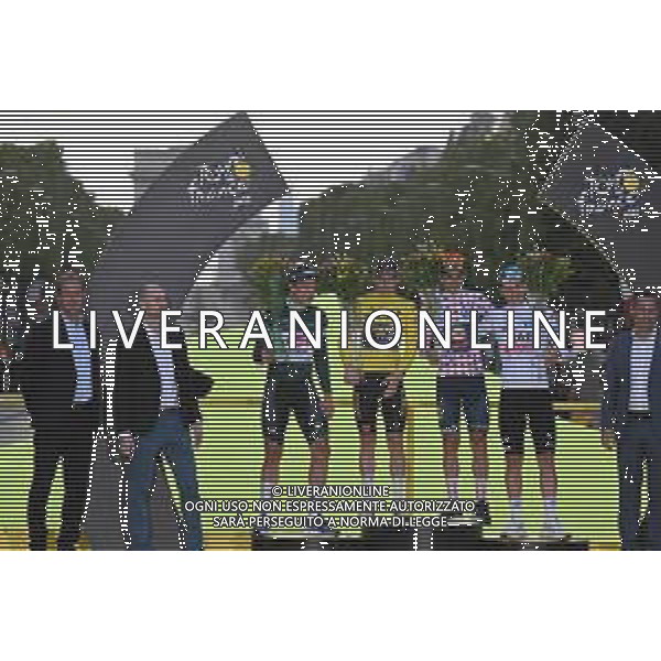 23-07-2023 Tour De France; Tappa 21 Saint Quentin En Yvelines - Paris; 2023, Jumbo - Visma; 2023, Alpecin - Deceuninck; 2023, Lidl - Trek; 2023, Uae Emirates; Vingegaard, Jonas; Philipsen, Jasper; Ciccone, Giulio; Pogacar, Tadej; Prudhomme, Christian; Amaury, Jean-etienne; Paris; ©SIROTTI/AGENZIA ALDO LIVERANI SAS