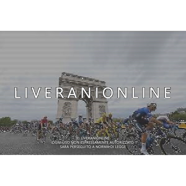 23-07-2023 Tour De France; Tappa 21 Saint Quentin En Yvelines - Paris; 2023, Jumbo - Visma; Vingegaard, Jonas; Paris - Arc De Triomphe; ©SIROTTI/AGENZIA ALDO LIVERANI SAS
