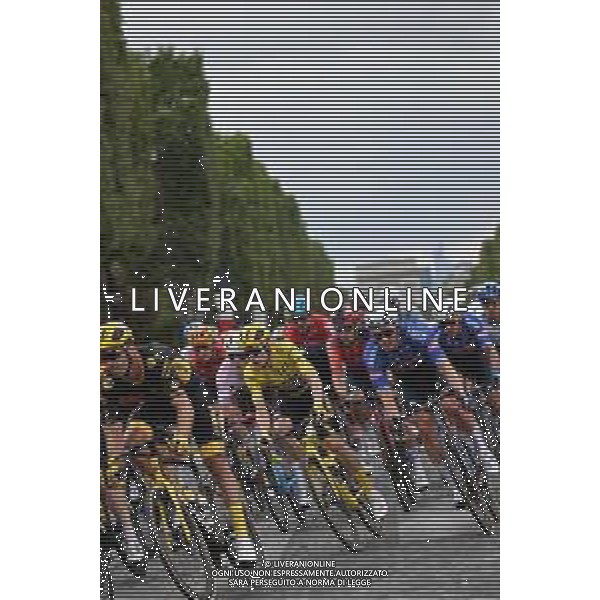 23-07-2023 Tour De France; Tappa 21 Saint Quentin En Yvelines - Paris; 2023, Jumbo - Visma; Vingegaard, Jonas; Paris; ©SIROTTI/AGENZIA ALDO LIVERANI SAS