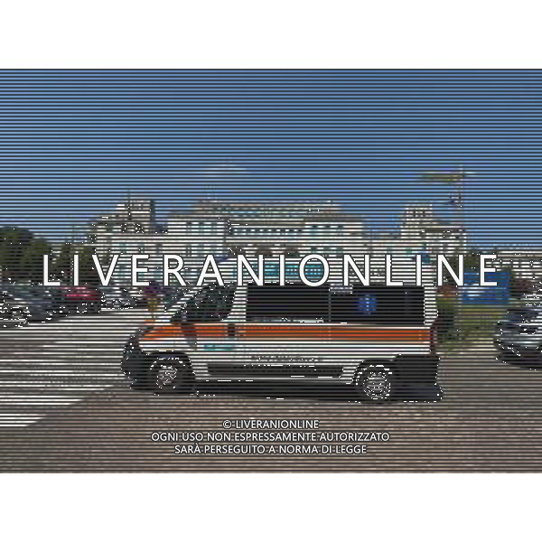 L\'ASST Grande Ospedale Metropolitano Niguarda, fino al 2017 denominato Ospedale Niguarda Ca\' Granda, Milano Luglio 2023 Nella foto Ambulanza © AGENZIA ALDO LIVERANI SAS