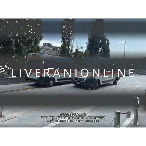 L\'Istituto scientifico universitario San Raffaele, ospedale San Raffaele Segrate, Milano Luglio 2023 Nella foto Le ambulanze davanti al Pronto Soccorso © AGENZIA ALDO LIVERANI SAS