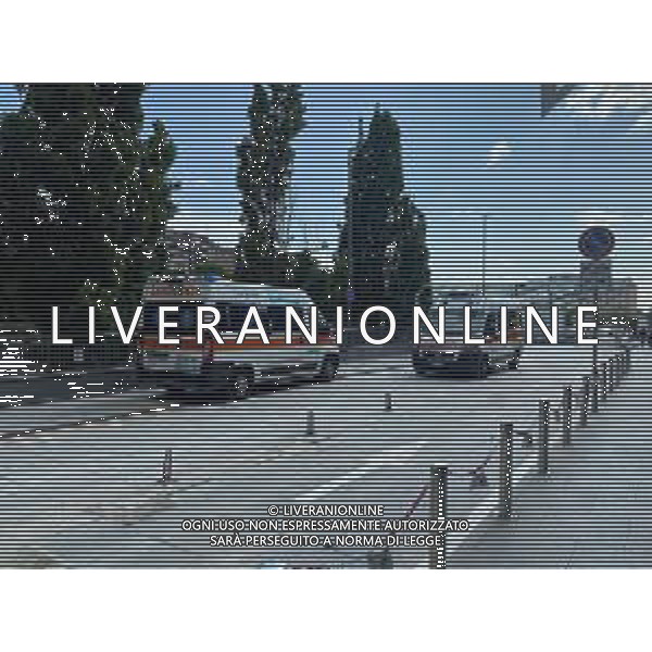 L\'Istituto scientifico universitario San Raffaele, ospedale San Raffaele Segrate, Milano Luglio 2023 Nella foto Le ambulanze davanti al Pronto Soccorso © AGENZIA ALDO LIVERANI SAS