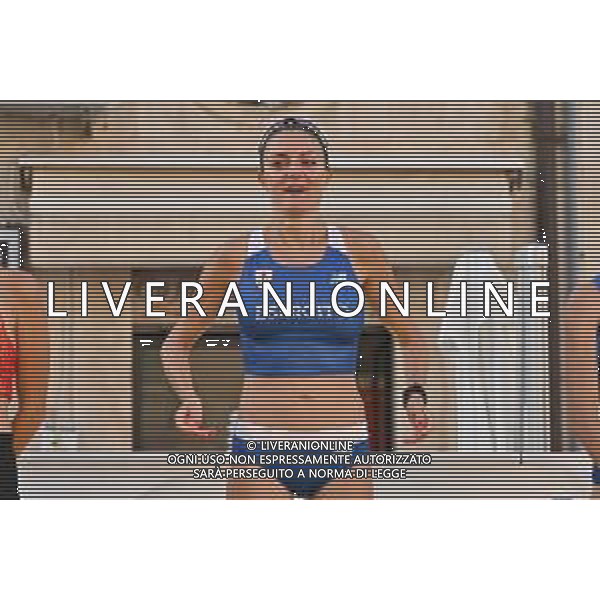 TVRG Campionati Italiani Atletica 10 Km marcia femminile nella foto Valentina Trapletti Campionati Italiani assoluti di Atletica Leggera Molfetta (BA) 28-07-2023 Stadio comunale Mario Saverio Cozzoli foto Roberto Garavaglia/ag. Aldo Liverani sas