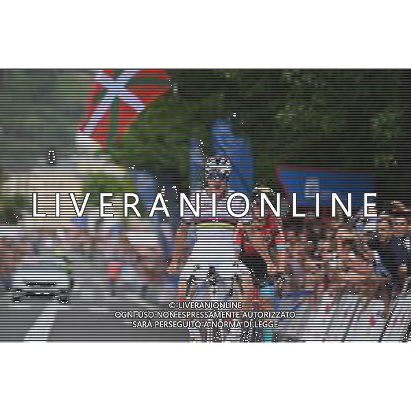 29-07-2023 Clasica San Sebastian; 2023, Soudal - Quickstep; 2023, Bahrain - Victorious; Evenepoel, Remco; Bilbao, Peio; San Sebastian; ©SIROTTI / AGENZIA ALDO LIVERANI SAS