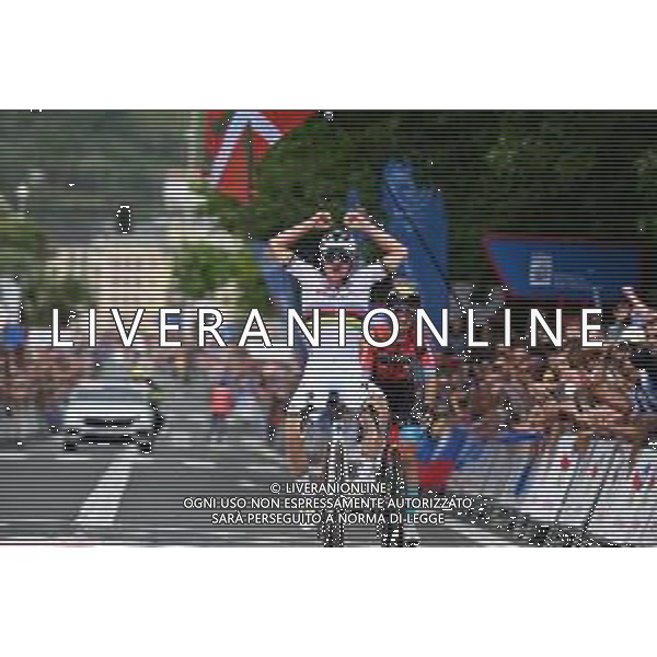 29-07-2023 Clasica San Sebastian; 2023, Soudal - Quickstep; 2023, Bahrain - Victorious; Evenepoel, Remco; Bilbao, Peio; San Sebastian; ©SIROTTI / AGENZIA ALDO LIVERANI SAS