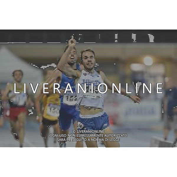 TVRG Campionati Italiani Atletica nella foto Jacopo De Martchi 1o classificato 5.000 metri maschili Campionati Italiani assoluti di Atletica Leggera Molfetta (BA) 28-07-2023 Stadio comunale Mario Saverio Cozzoli foto Roberto Garavaglia/ag. Aldo Liverani sas
