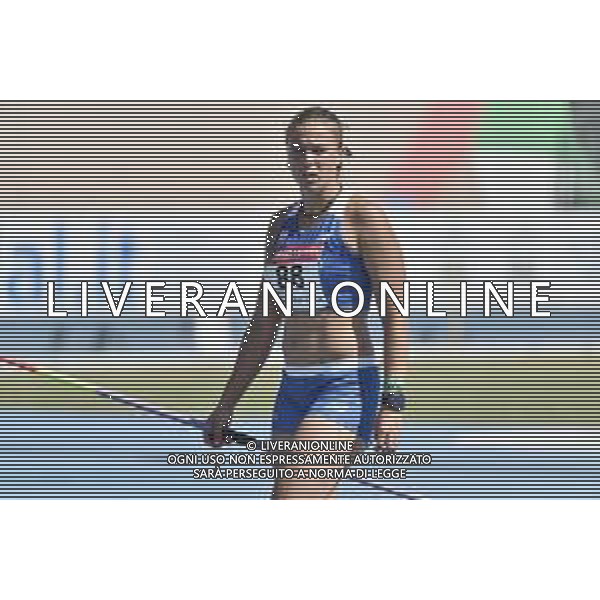 TVRG Campionati Italiani Atletica nella foto Sara Jemai lancio del giavellotto femminile Campionati Italiani assoluti di Atletica Leggera Molfetta (BA) 28-07-2023 Stadio comunale Mario Saverio Cozzoli foto Roberto Garavaglia/ag. Aldo Liverani sas