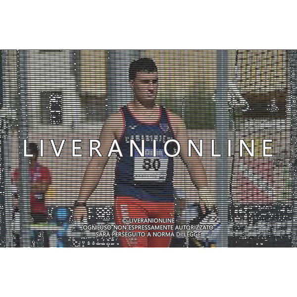 TVRG Campionati Italiani Atletica nella foto Giorgio Olivieri lancio del martello maschile Campionati Italiani assoluti di Atletica Leggera Molfetta (BA) 28-07-2023 Stadio comunale Mario Saverio Cozzoli foto Roberto Garavaglia/ag. Aldo Liverani sas