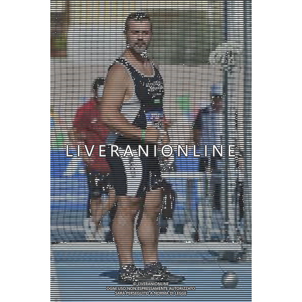 TVRG Campionati Italiani Atletica nella foto Marco Lingua lancio del martello maschile Campionati Italiani assoluti di Atletica Leggera Molfetta (BA) 28-07-2023 Stadio comunale Mario Saverio Cozzoli foto Roberto Garavaglia/ag. Aldo Liverani sas