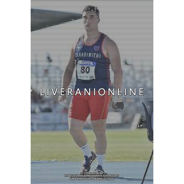 TVRG Campionati Italiani Atletica nella foto Giorgio Olivieri lancio del martello maschile Campionati Italiani assoluti di Atletica Leggera Molfetta (BA) 28-07-2023 Stadio comunale Mario Saverio Cozzoli foto Roberto Garavaglia/ag. Aldo Liverani sas