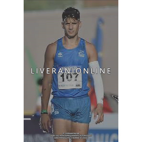 TVRG Campionati Italiani Atletica nella foto Giacomo Bertoncelli 400 metri ostacoli maschili Campionati Italiani assoluti di Atletica Leggera Molfetta (BA) 28-07-2023 Stadio comunale Mario Saverio Cozzoli foto Roberto Garavaglia/ag. Aldo Liverani sas