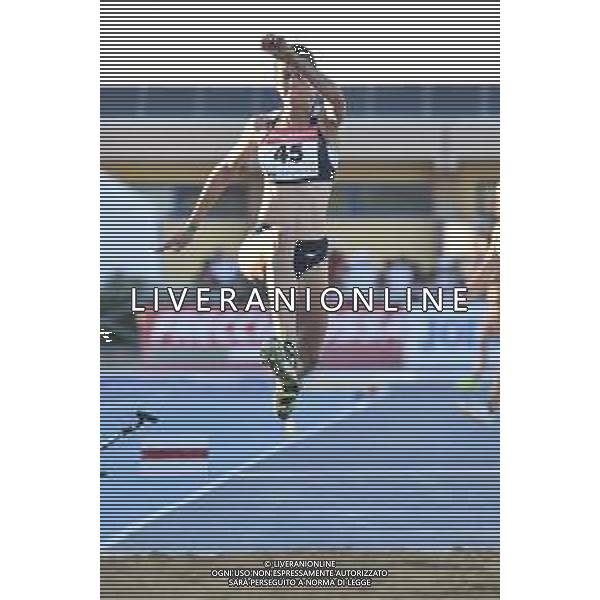 TVRG Campionati Italiani Atletica nella foto Chiara Proverbio salto triplo femminile Campionati Italiani assoluti di Atletica Leggera Molfetta (BA) 28-07-2023 Stadio comunale Mario Saverio Cozzoli foto Roberto Garavaglia/ag. Aldo Liverani sas