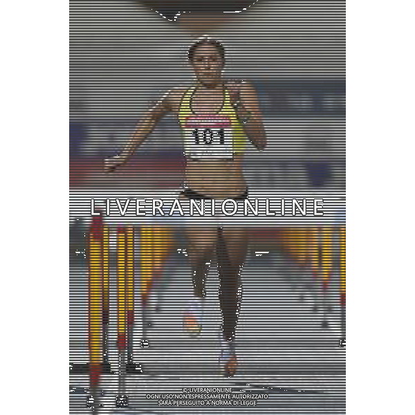 TVRG Campionati Italiani Atletica nella foto Giada Carmassi 100 metri ostacoli femminili Campionati Italiani assoluti di Atletica Leggera Molfetta (BA) 28-07-2023 Stadio comunale Mario Saverio Cozzoli foto Roberto Garavaglia/ag. Aldo Liverani sas