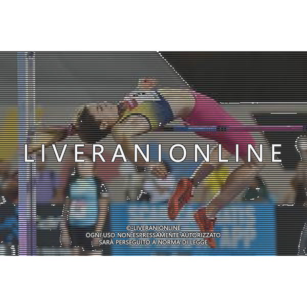 TVRG Campionati Italiani Atletica nella foto Nicole Romani salto in alto femminile Campionati Italiani assoluti di Atletica Leggera Molfetta (BA) 28-07-2023 Stadio comunale Mario Saverio Cozzoli foto Roberto Garavaglia/ag. Aldo Liverani sas