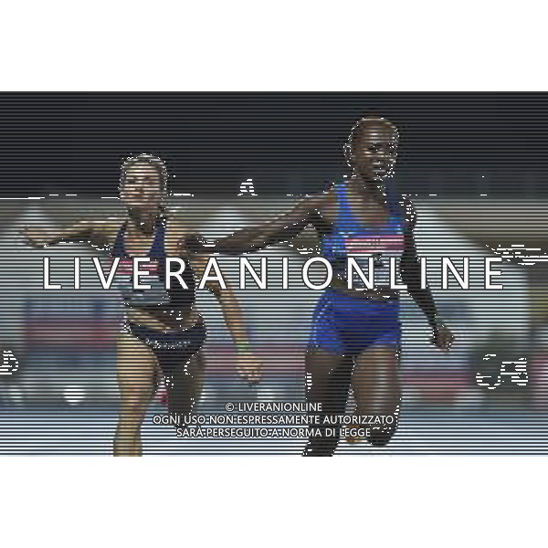 TVRG Campionati Italiani Atletica nella foto Anna Bongiorni SX e Zaynab Dosso DX 100 metri femminili Campionati Italiani assoluti di Atletica Leggera Molfetta (BA) 28-07-2023 Stadio comunale Mario Saverio Cozzoli foto Roberto Garavaglia/ag. Aldo Liverani sas