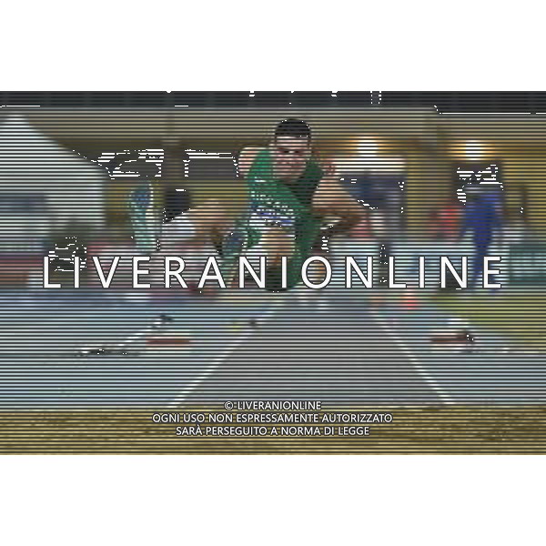 TVRG Campionati Italiani Atletica nella foto Matteo Romano salto triplo maschile Campionati Italiani assoluti di Atletica Leggera Molfetta (BA) 28-07-2023 Stadio comunale Mario Saverio Cozzoli foto Roberto Garavaglia/ag. Aldo Liverani sas