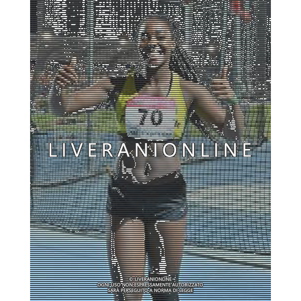 TVRG Campionati Italiani Atletica nella foto Daisy Osakue lancio del disco femminile Campionati Italiani assoluti di Atletica Leggera Molfetta (BA) 28-07-2023 Stadio comunale Mario Saverio Cozzoli foto Roberto Garavaglia/ag. Aldo Liverani sas