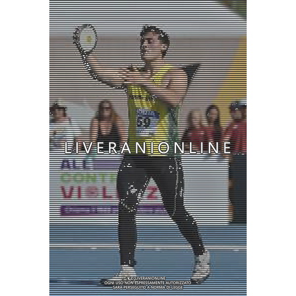 TVRG Campionati Italiani Atletica nella foto Carmelo Musci lancio del disco maschile Campionati Italiani assoluti di Atletica Leggera Molfetta (BA) 30-07-2023 Stadio comunale Mario Saverio Cozzoli foto Roberto Garavaglia/ag. Aldo Liverani sas