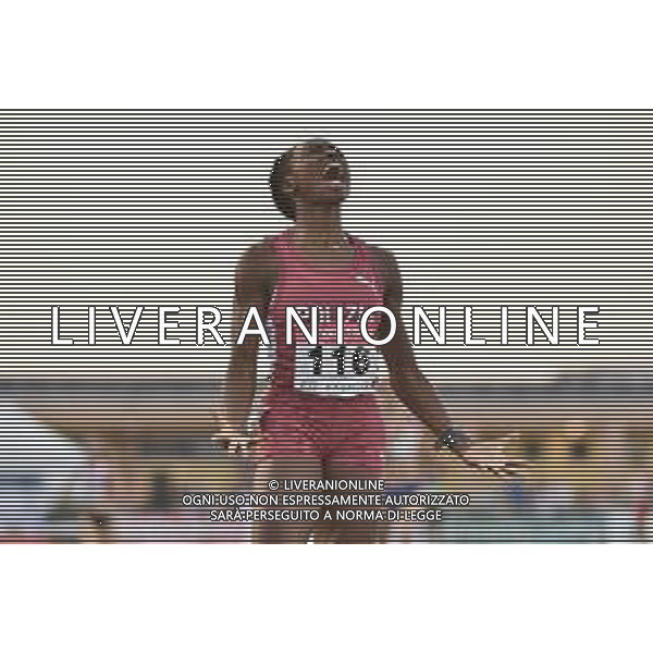 TVRG Campionati Italiani Atletica nella foto Ayomide Folorunso prima classificata con il nuovo primato italiano 400 metri ostacoli femminili Campionati Italiani assoluti di Atletica Leggera Molfetta (BA) 30-07-2023 Stadio comunale Mario Saverio Cozzoli foto Roberto Garavaglia/ag. Aldo Liverani sas