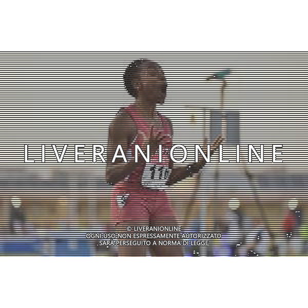 TVRG Campionati Italiani Atletica nella foto Ayomide Folorunso prima classificata con il nuovo primato italiano 400 metri ostacoli femminili Campionati Italiani assoluti di Atletica Leggera Molfetta (BA) 30-07-2023 Stadio comunale Mario Saverio Cozzoli foto Roberto Garavaglia/ag. Aldo Liverani sas