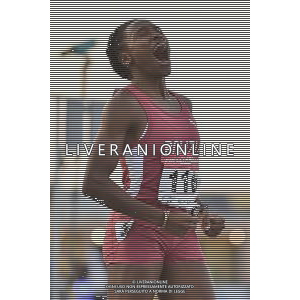 TVRG Campionati Italiani Atletica nella foto Ayomide Folorunso prima classificata con il nuovo primato italiano 400 metri ostacoli femminili Campionati Italiani assoluti di Atletica Leggera Molfetta (BA) 30-07-2023 Stadio comunale Mario Saverio Cozzoli foto Roberto Garavaglia/ag. Aldo Liverani sas