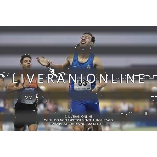 TVRG Campionati Italiani Atletica nella foto Simone Barontini primo classificato 800 metri maschili Campionati Italiani assoluti di Atletica Leggera Molfetta (BA) 30-07-2023 Stadio comunale Mario Saverio Cozzoli foto Roberto Garavaglia/ag. Aldo Liverani sas