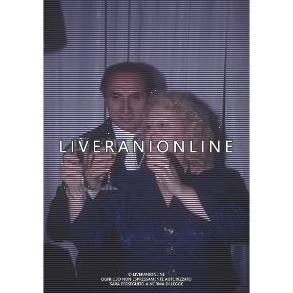 DIAP-RETROSPETTIVA PIPPO BAUDO PRESENTATORE TELEVISIVO NELLA FOTO PIPPO BAUDO E KATIA RICCIARELLI AG ALDO LIVERANI SAS