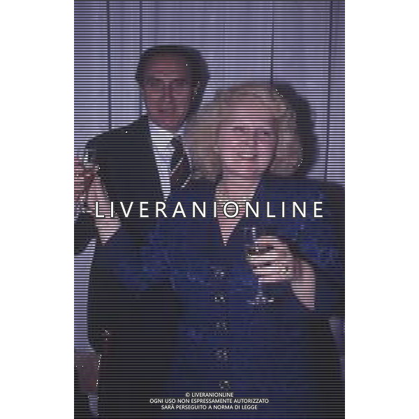 DIAP-RETROSPETTIVA PIPPO BAUDO PRESENTATORE TELEVISIVO NELLA FOTO PIPPO BAUDO E KATIA RICCIARELLI AG ALDO LIVERANI SAS