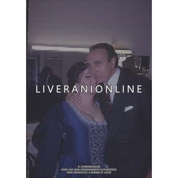 DIAP-RETROSPETTIVA PIPPO BAUDO PRESENTATORE TELEVISIVO NELLA FOTO PIPPO BAUDO E KATIA RICCIARELLI AG ALDO LIVERANI SAS