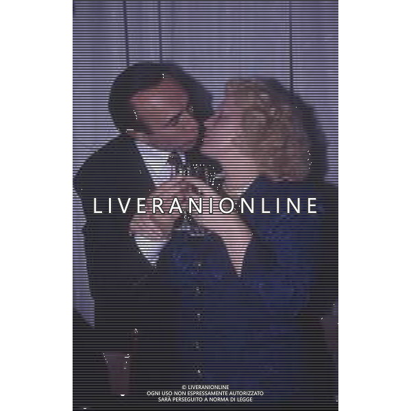 DIAP-RETROSPETTIVA PIPPO BAUDO PRESENTATORE TELEVISIVO NELLA FOTO PIPPO BAUDO E KATIA RICCIARELLI AG ALDO LIVERANI SAS