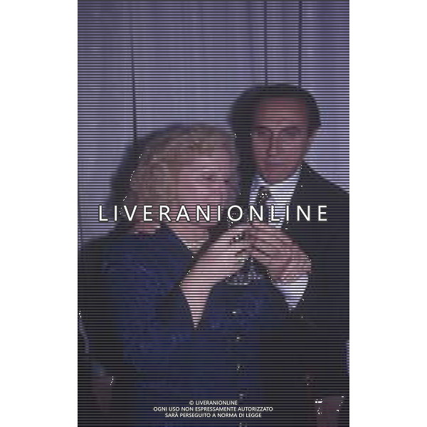 DIAP-RETROSPETTIVA PIPPO BAUDO PRESENTATORE TELEVISIVO NELLA FOTO PIPPO BAUDO E KATIA RICCIARELLI AG ALDO LIVERANI SAS