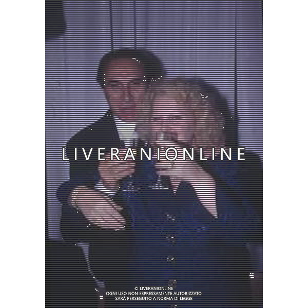 DIAP-RETROSPETTIVA PIPPO BAUDO PRESENTATORE TELEVISIVO NELLA FOTO PIPPO BAUDO E KATIA RICCIARELLI AG ALDO LIVERANI SAS