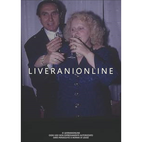 DIAP-RETROSPETTIVA PIPPO BAUDO PRESENTATORE TELEVISIVO NELLA FOTO PIPPO BAUDO E KATIA RICCIARELLI AG ALDO LIVERANI SAS