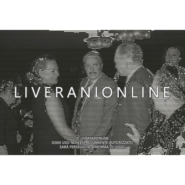 NEG-RETROSPETTIVA RENATA REBALDI CANTANTE LIRICA NELLA FOTO RENATA TEBALDI A SIRMIONE AL RADUNO LIRICO NELL\'ANNO 1981 CON MARIO DEL MONACO AG ALDO LIVERANI SAS 