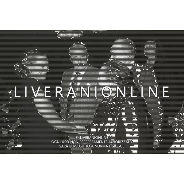 NEG-RETROSPETTIVA RENATA REBALDI CANTANTE LIRICA NELLA FOTO RENATA TEBALDI A SIRMIONE AL RADUNO LIRICO NELL\'ANNO 1981 CON MARIO DEL MONACO AG ALDO LIVERANI SAS 