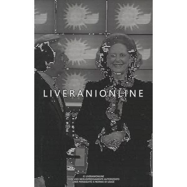 NEG-RETROSPETTIVA RENATA REBALDI CANTANTE LIRICA NELLA FOTO RENATA TEBALDI A MILANO NELL\'ANNO 1982 OSPITE DELLA TRASMISSIONE TELEVISIVA “SUPERFLASH “ CON MIKE BONGIORNO AG ALDO LIVERANI SAS 
