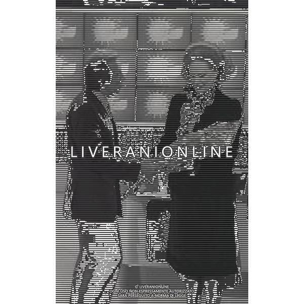NEG-RETROSPETTIVA RENATA REBALDI CANTANTE LIRICA NELLA FOTO RENATA TEBALDI A MILANO NELL\'ANNO 1982 OSPITE DELLA TRASMISSIONE TELEVISIVA “SUPERFLASH “ CON MIKE BONGIORNO AG ALDO LIVERANI SAS 