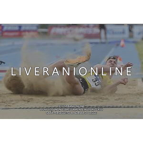 TVRG Campionati Italiani Atletica nella foto Filippo Randazzo salto in lungo maschile Campionati Italiani assoluti di Atletica Leggera Molfetta (BA) 30-07-2023 Stadio comunale Mario Saverio Cozzoli foto Roberto Garavaglia/ag. Aldo Liverani sas
