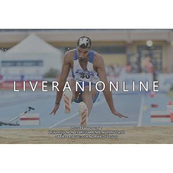 TVRG Campionati Italiani Atletica nella foto Kareem Hatem Mersal salto in lungo maschile Campionati Italiani assoluti di Atletica Leggera Molfetta (BA) 30-07-2023 Stadio comunale Mario Saverio Cozzoli foto Roberto Garavaglia/ag. Aldo Liverani sas