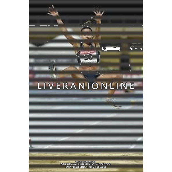 TVRG Campionati Italiani Atletica nella foto Lucrezia Sartori salto in lungo femminile Campionati Italiani assoluti di Atletica Leggera Molfetta (BA) 30-07-2023 Stadio comunale Mario Saverio Cozzoli foto Roberto Garavaglia/ag. Aldo Liverani sas